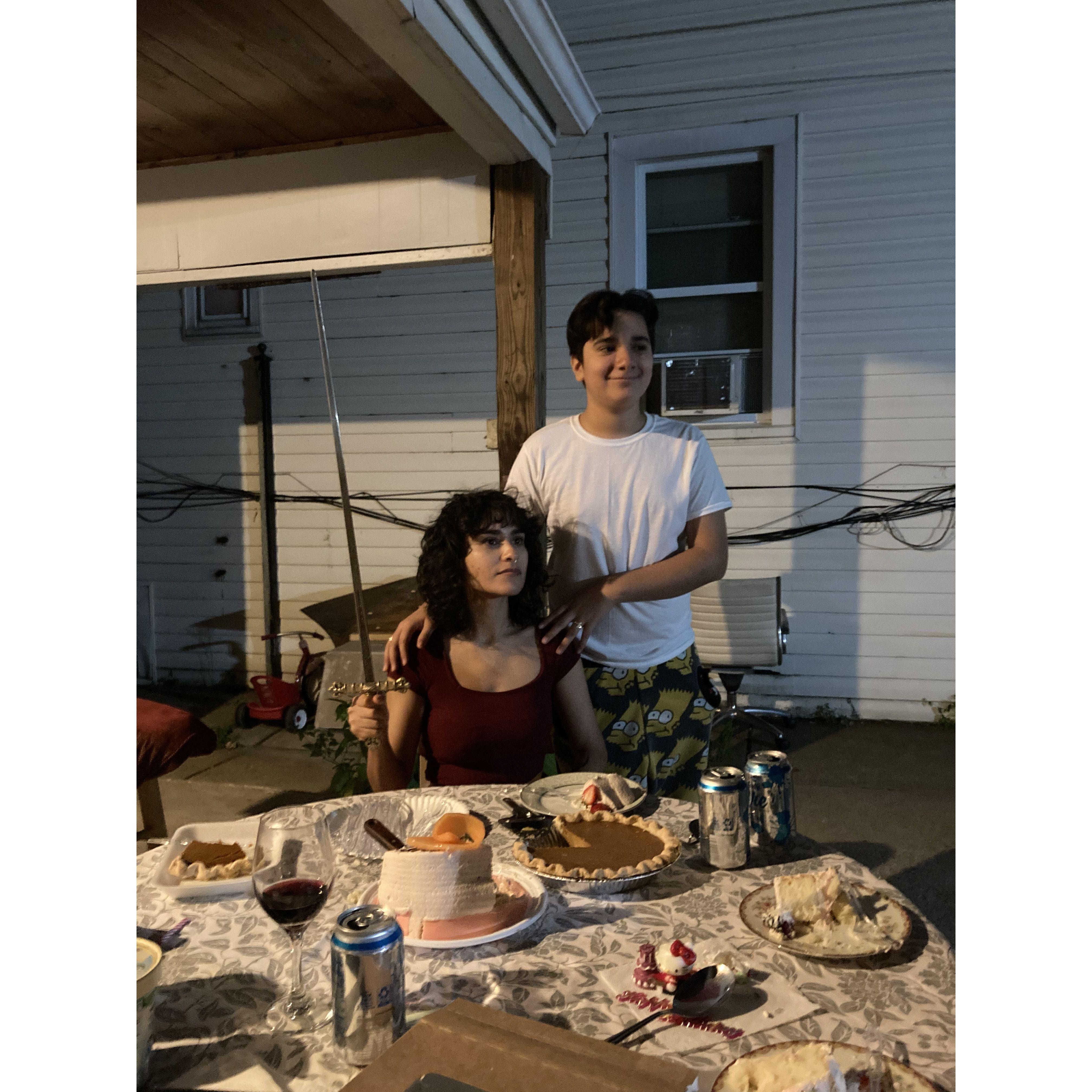 Vero's birthday feast