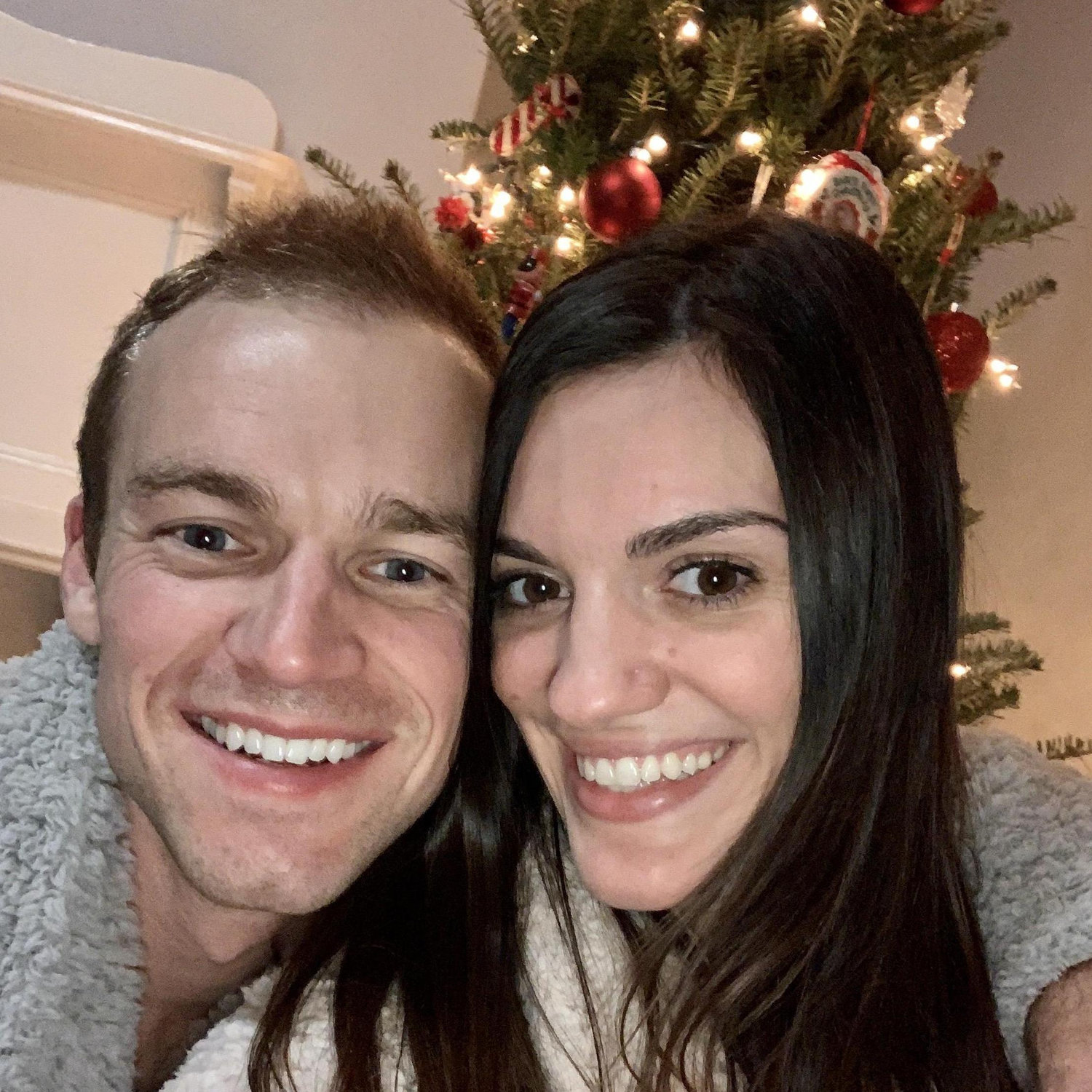 Our first Christmas together.