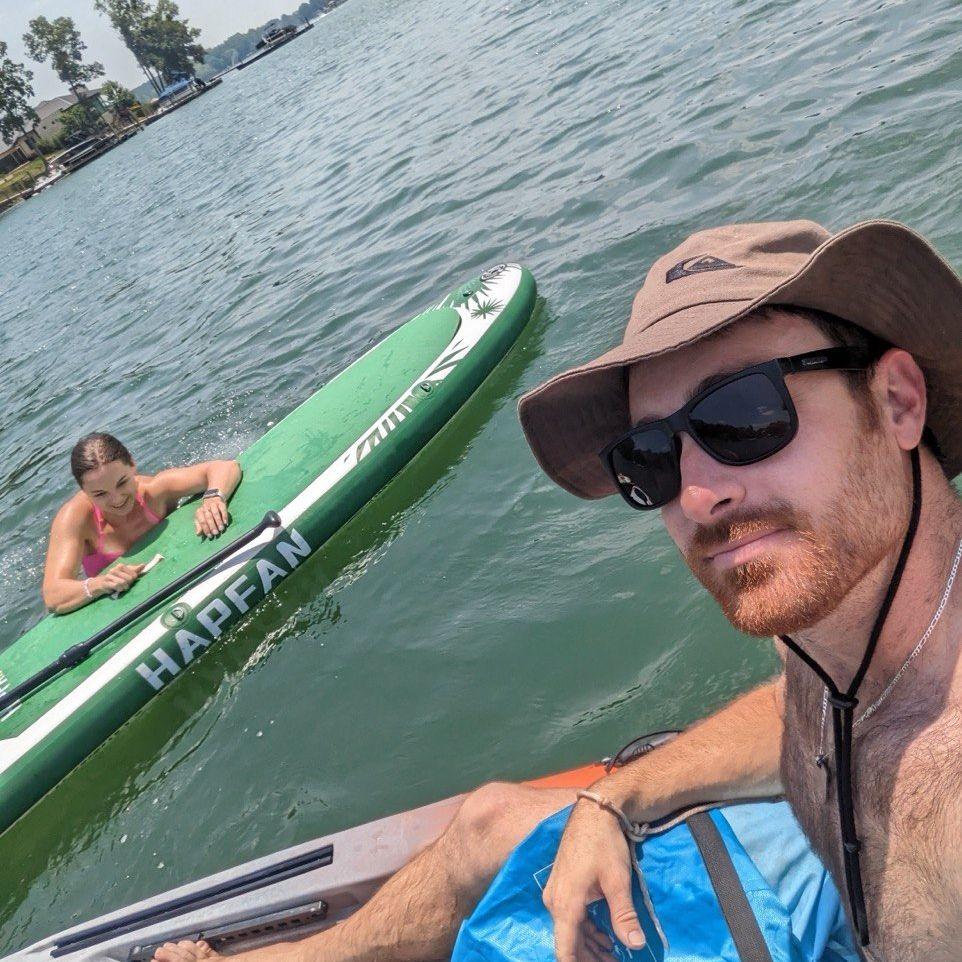 Paddle boards instead of skiing during summer months:)
