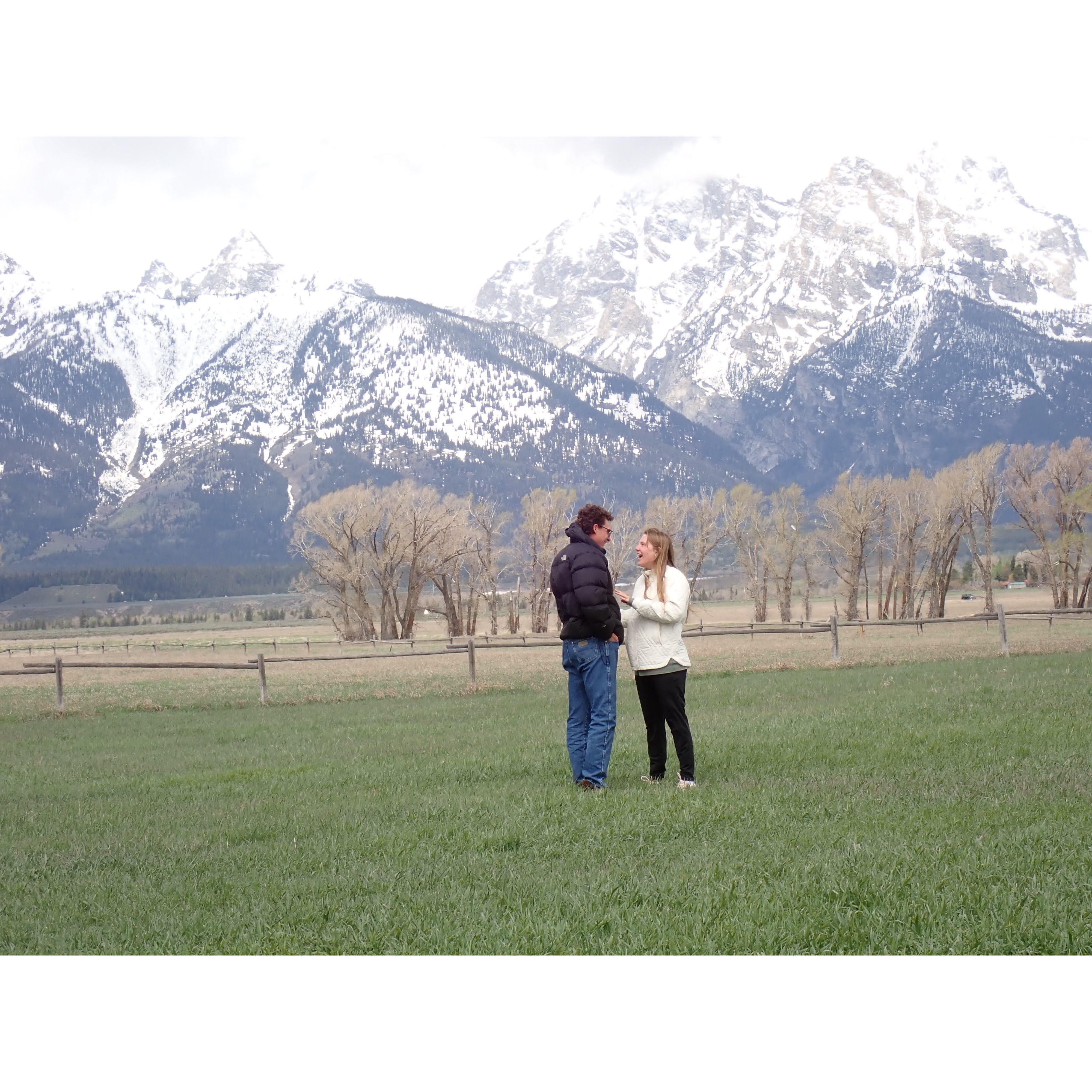 in shock (even though she knew it was happening)