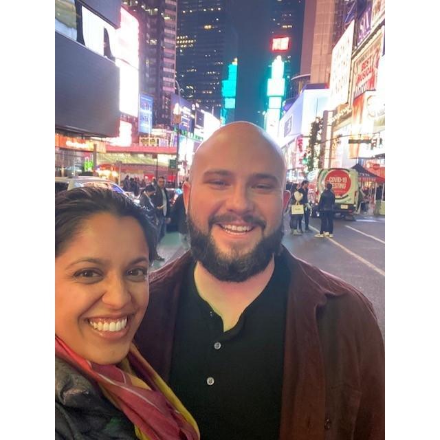 Trip to Times Square in NYC
