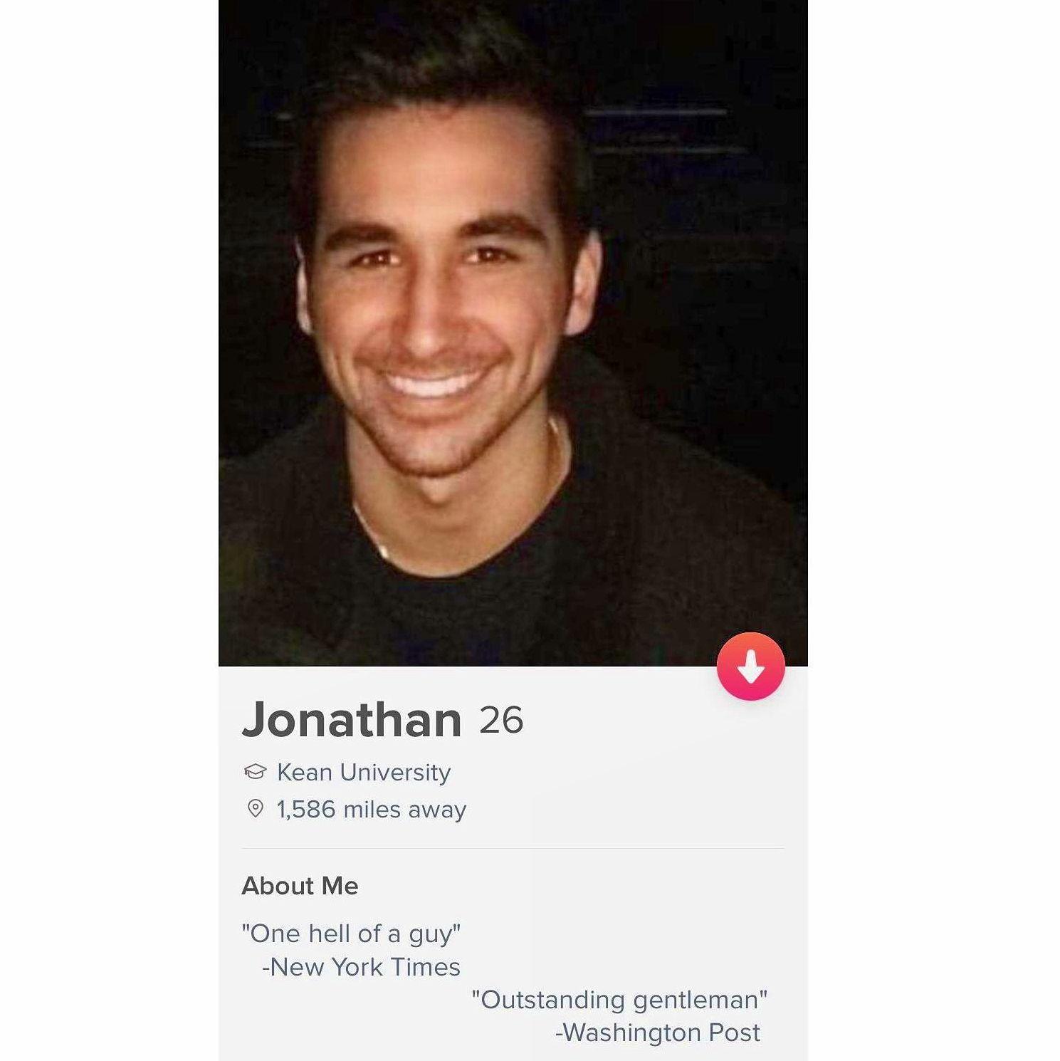 March 18, 2020: They swiped right! Within days of the global pandemic starting, Jonathan and Julianne met on Tinder, but Jonathan says Hinge (because that sounds so much better!!)