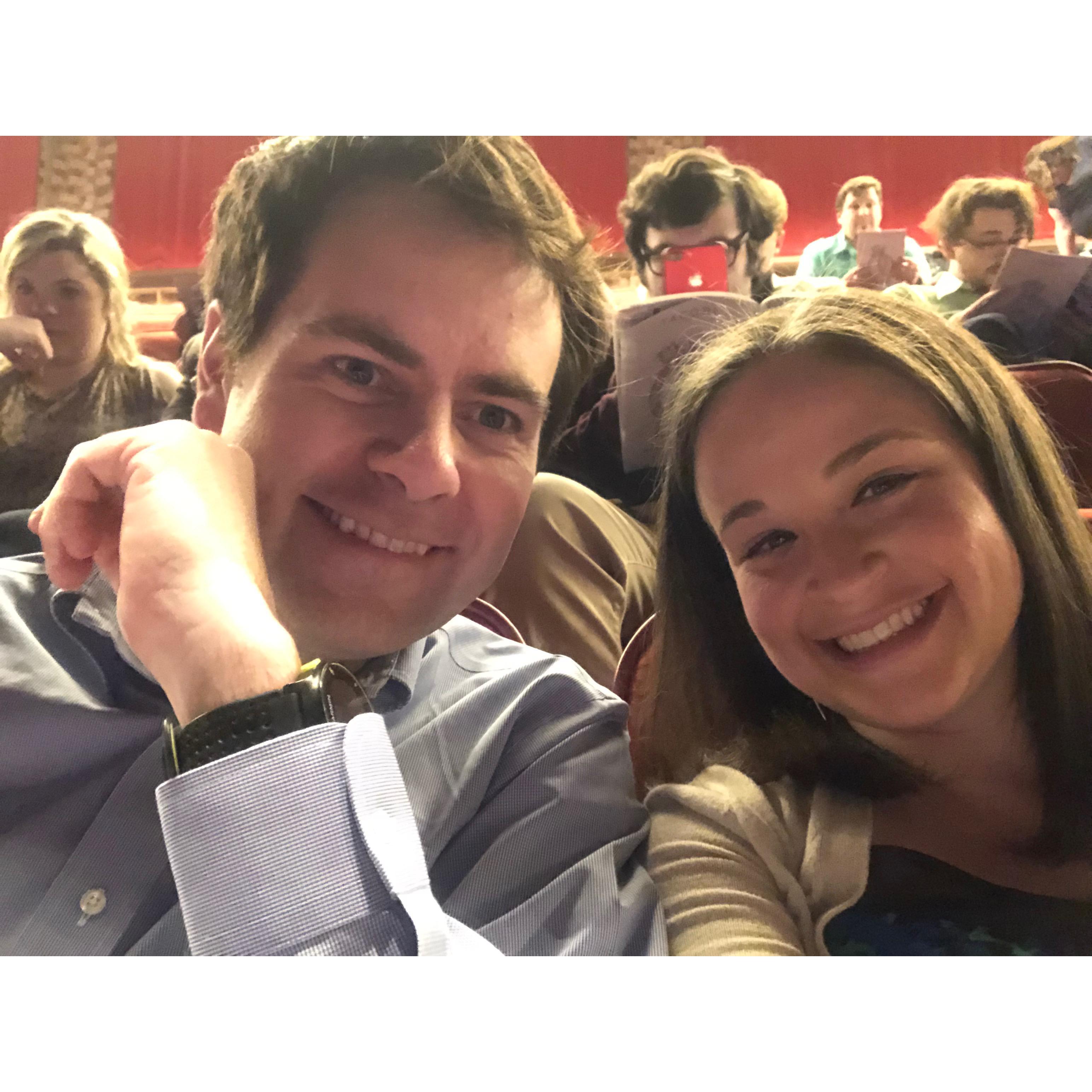 Our first Broadway show together (Book of Mormon) AND our first Airbnb rental together... we brought home bedbugs :-/
March 2019