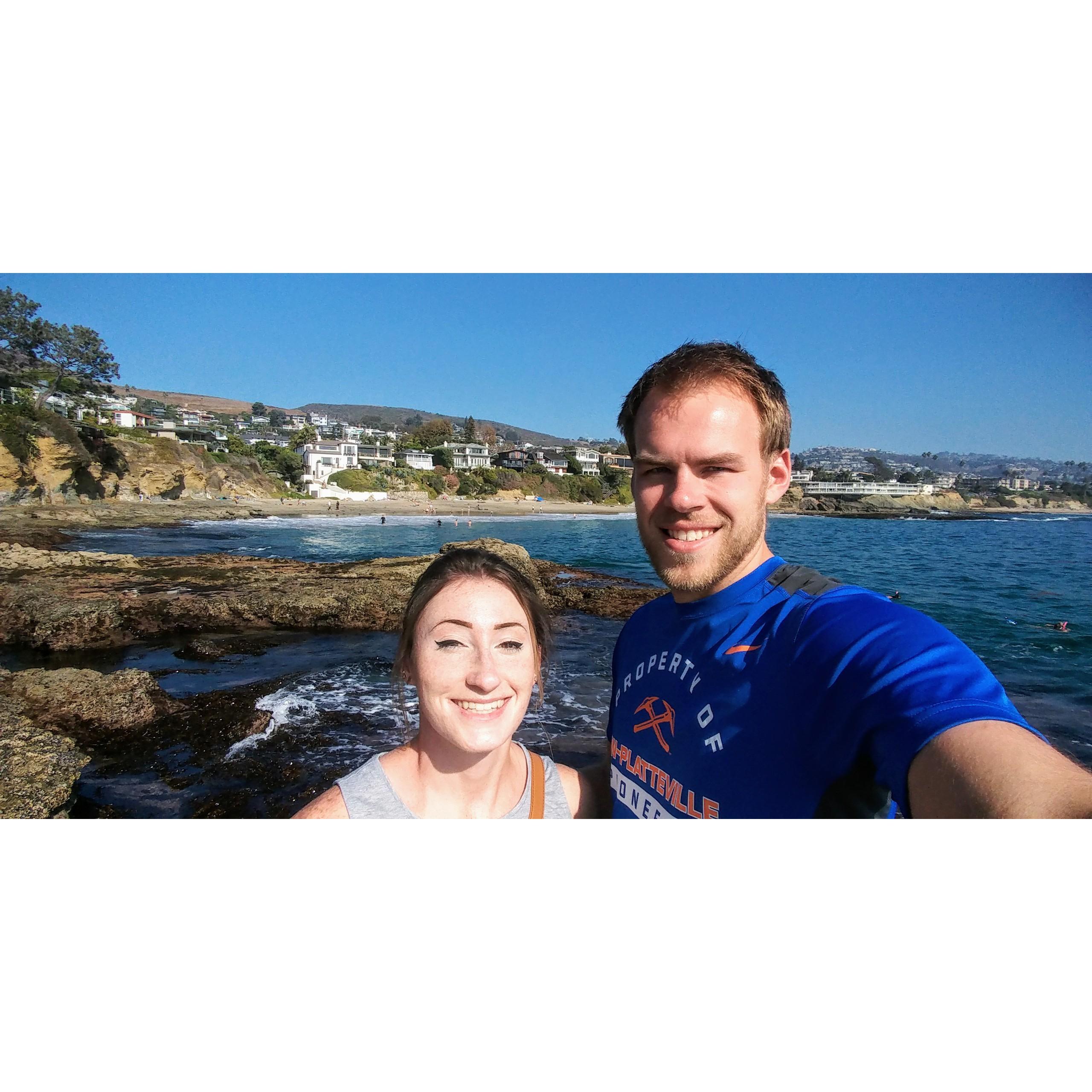 Beautiful venture to a little beach in CA!