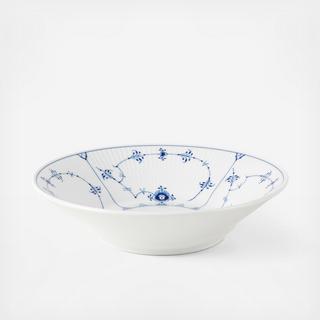 Blue Fluted Plain Deep Plate