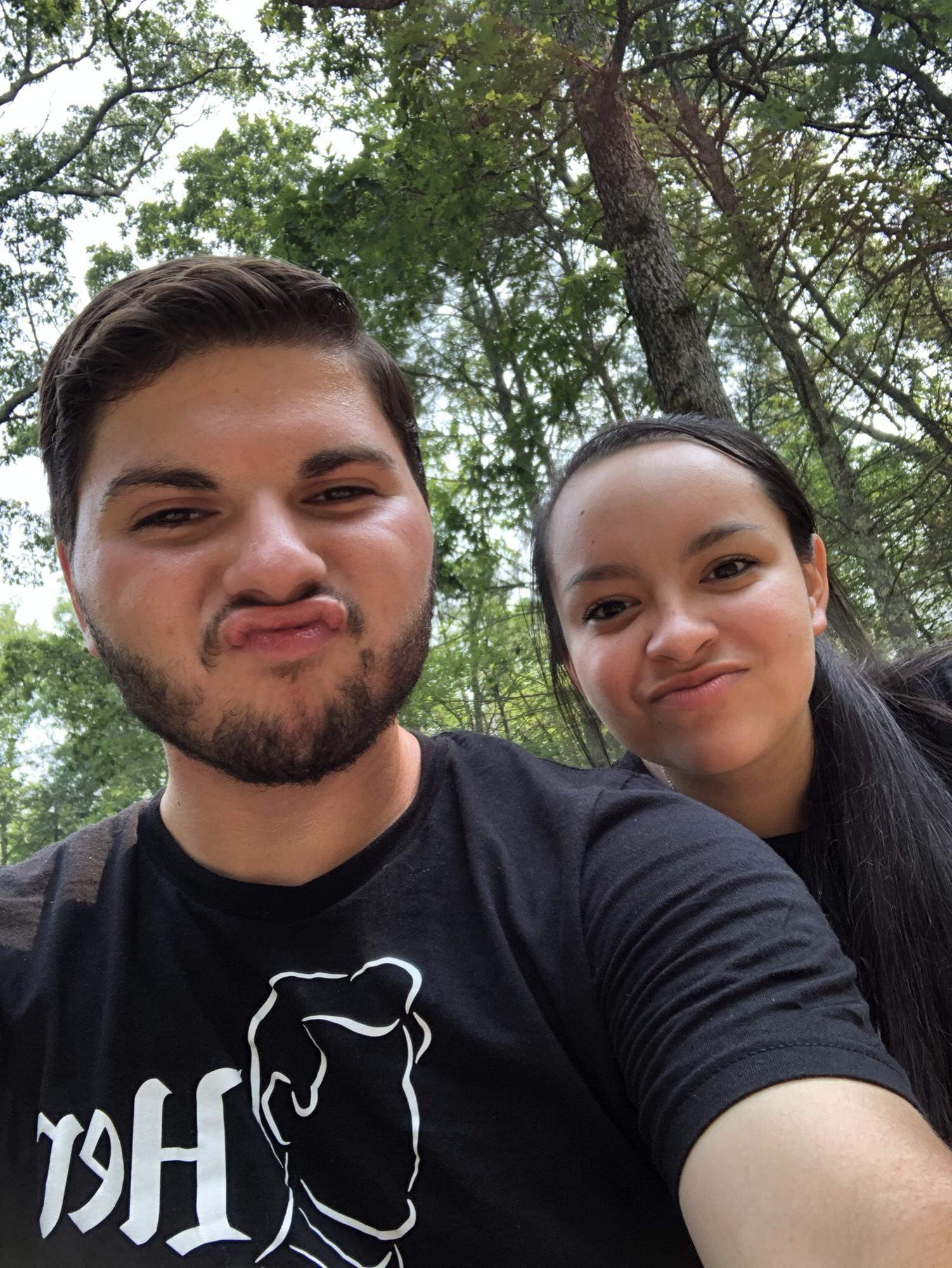 Fooling around at camp.
July 26, 2021