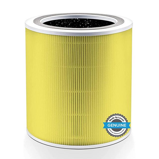 LEVOIT Core 400S Air Purifier Pet Allergy Replacement Filter, 3-in-1 True HEPA, High-Efficiency Activated Carbon, Core400S-RF-PA (LRF-C401-YUS), 1 Pack, Yellow