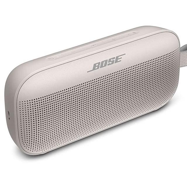 Bose SoundLink Flex Bluetooth Portable Speaker, Wireless Waterproof Speaker for Outdoor Travel - White