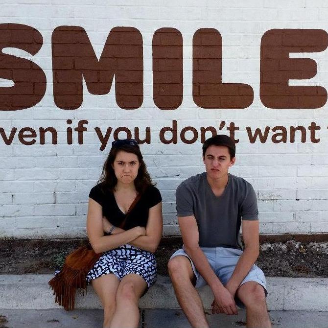 November 2014: Chris visiting Kathleen during her year in Austin, Texas