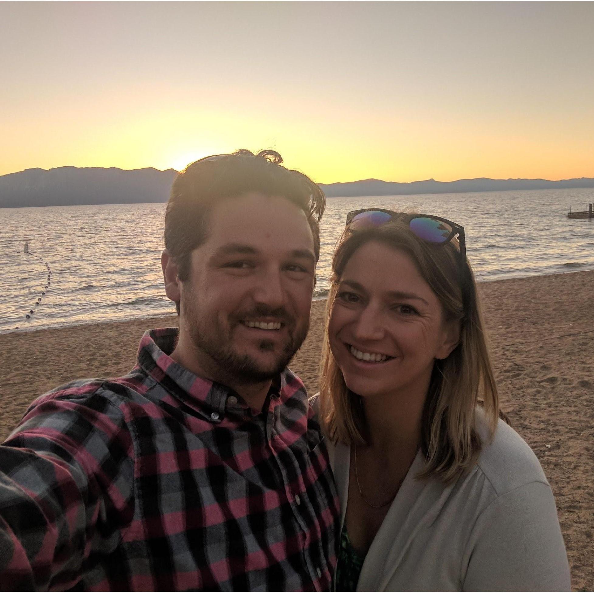 Lake Tahoe on our California road trip