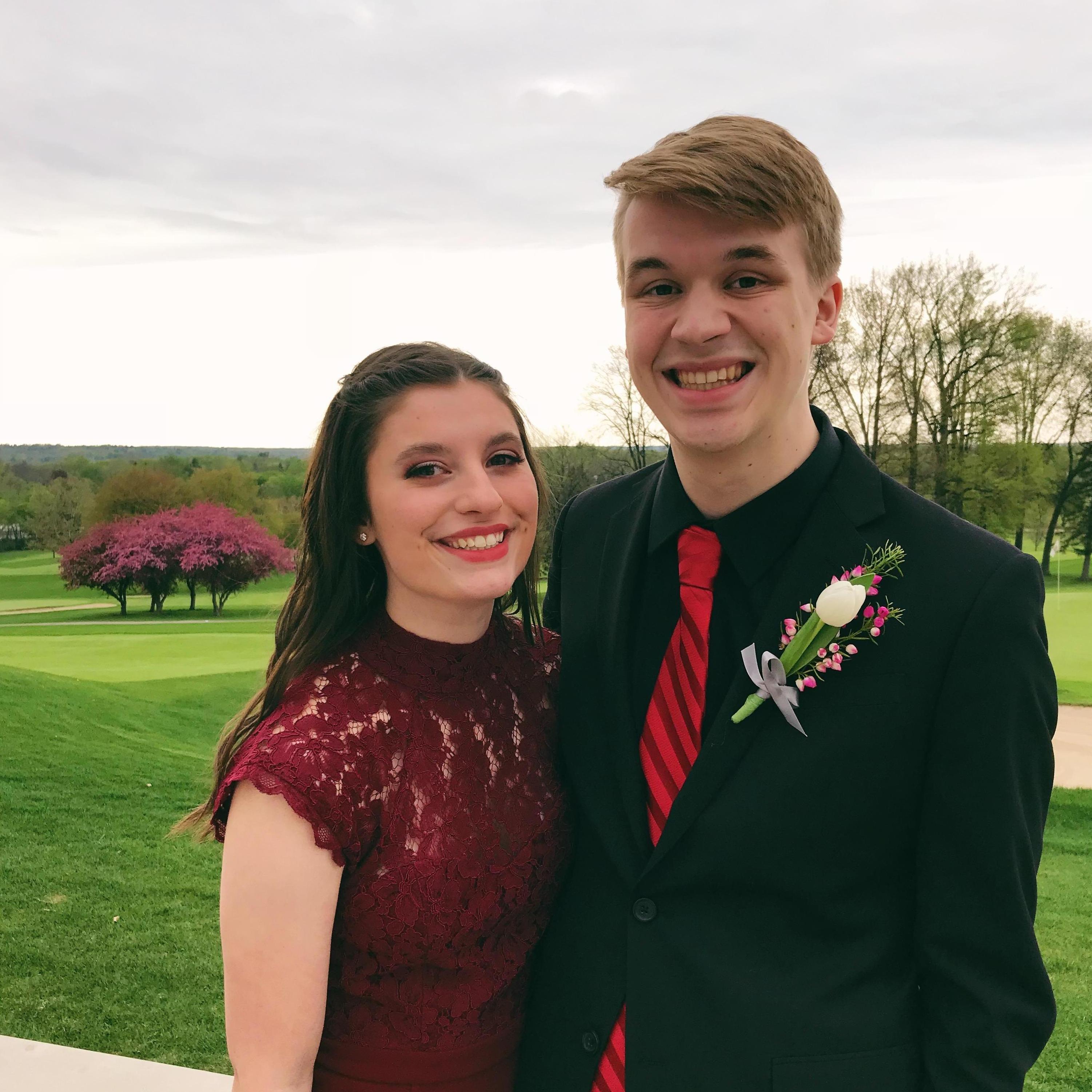 Anna’s senior prom at East Grand Rapids!