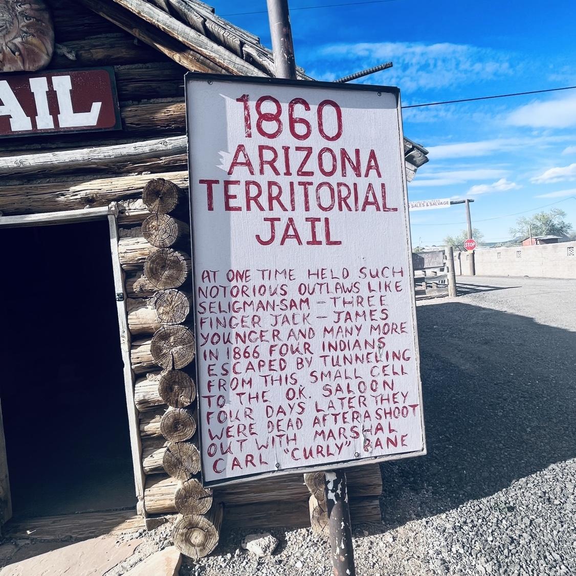 Last drive from Lake Havasu to Mesa. stopped in Seligman.