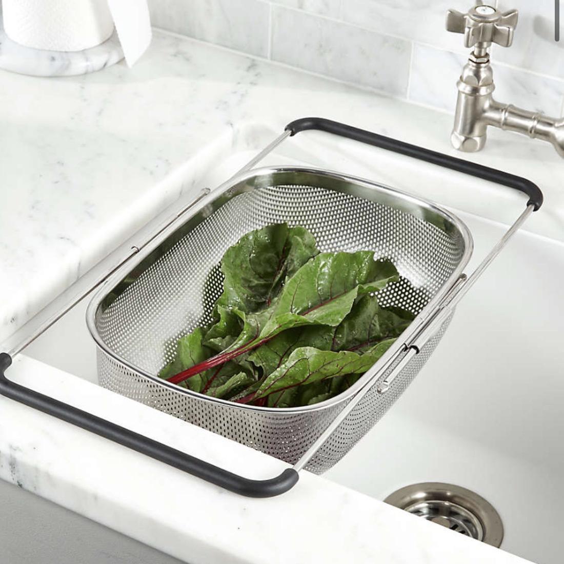 Over-The-Sink Mesh Colander
