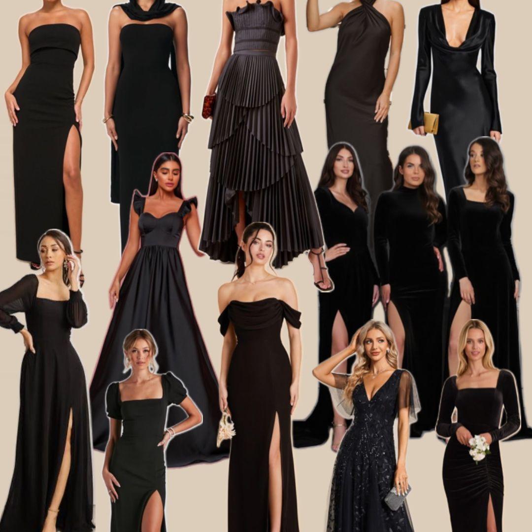 Think sleek, chic, and elegant! No blinding sequins or glitter explosions. Keep jewelry minimal and skip bright colors. Classic, stylish, and effortlessly sophisticated is the vibe.