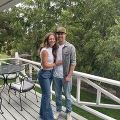 Our first photo together! Kind of a big deal.