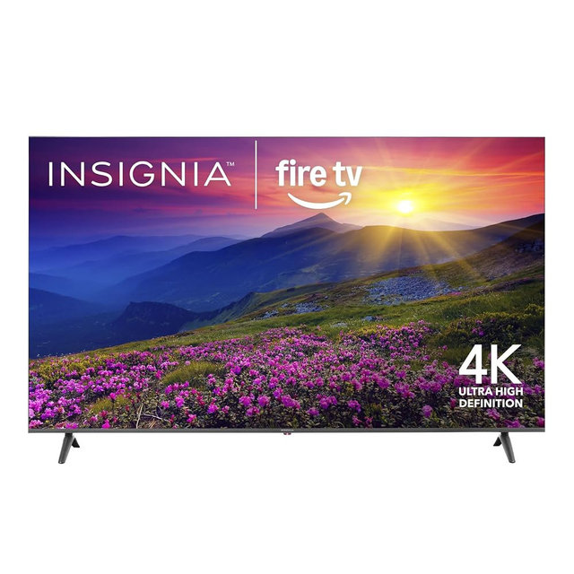 INSIGNIA 75" Class F50 Series LED 4K UHD Smart Fire TV, Voice Remote with Alexa, Stream Live TV Without Cable