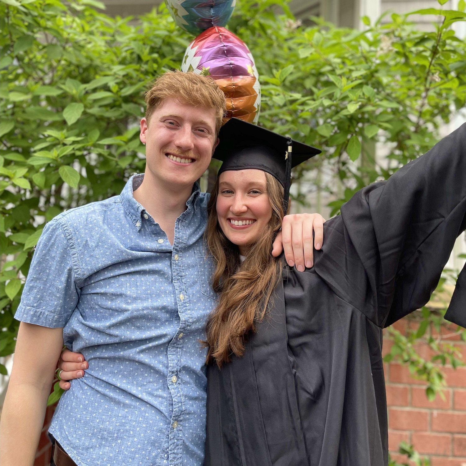 May 2021: Helen graduated with her Master's from Lesley University. We started hunting for our first apartment together in MKE :)