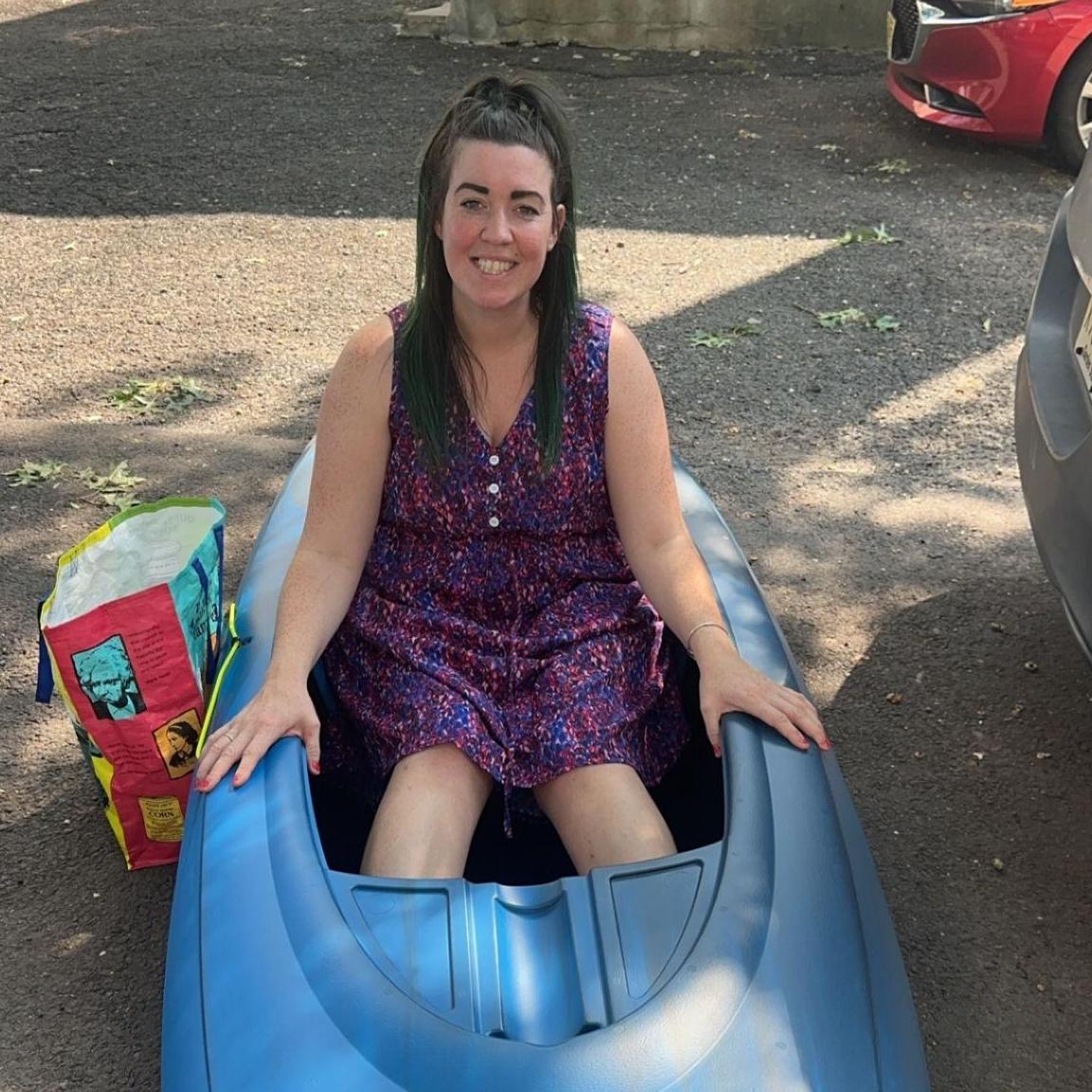 Hattie's Kayak.. ready for adventure.. and water!!