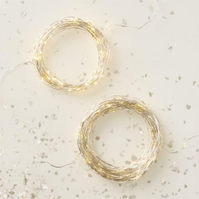 Silver Wire Sprinkle Line Lights