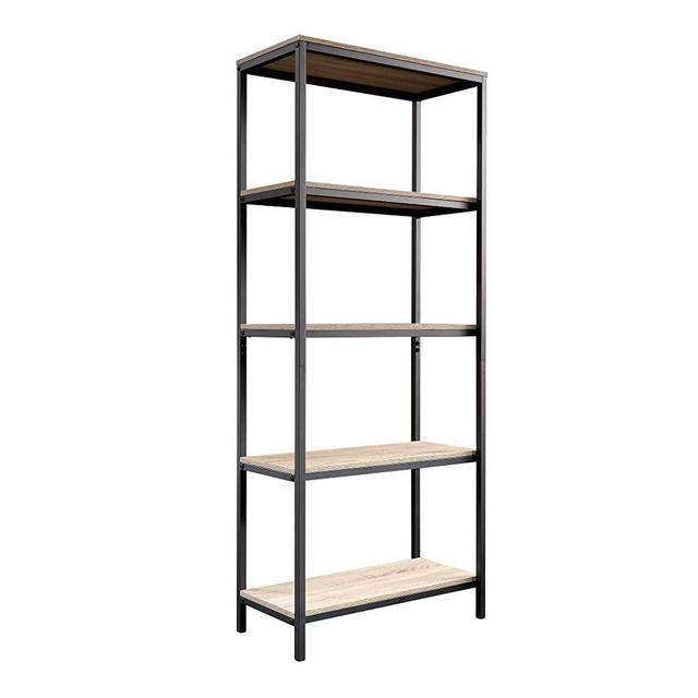 Sauder North venue Tall Bookcase, Charter Oak finish