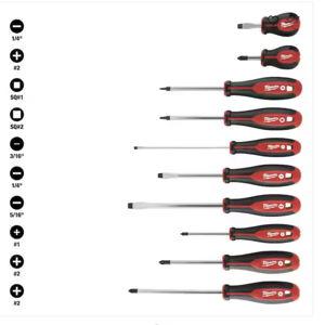 Milwaukee Combination Screwdriver Set (10-Piece)