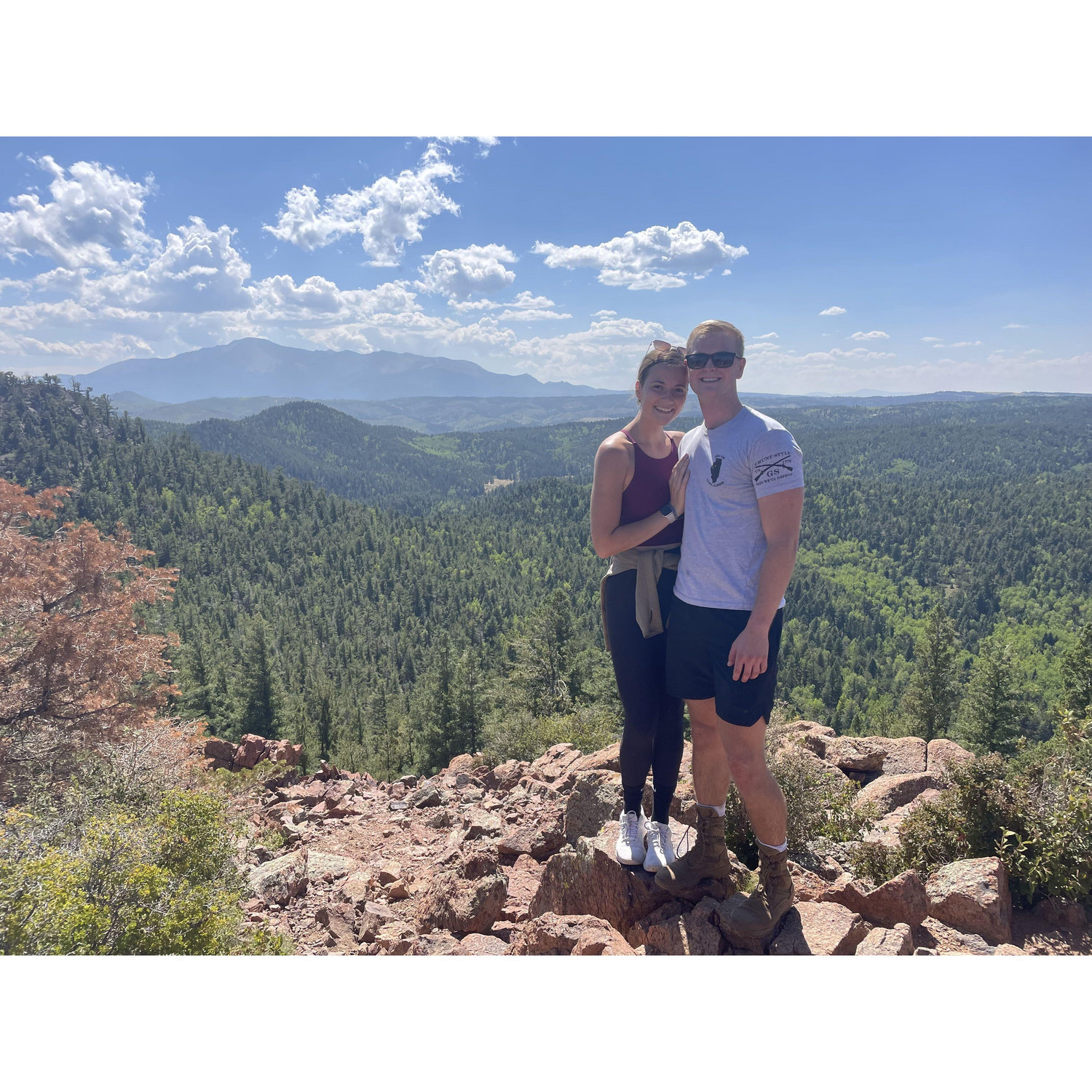 Megan visiting Luke in Colorado during his Initial Flight training