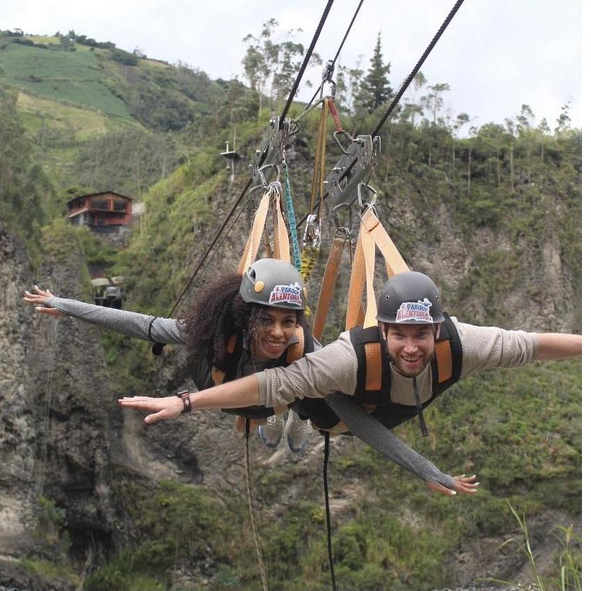 Ziplining in Ecuador 2021