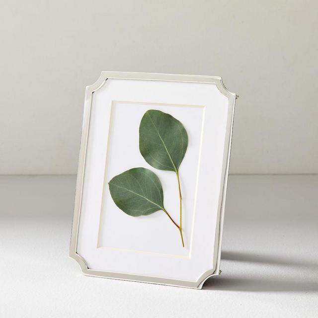 Kishoriji Chester Quatrefoil Metal Frames, Silver, 4"x6"