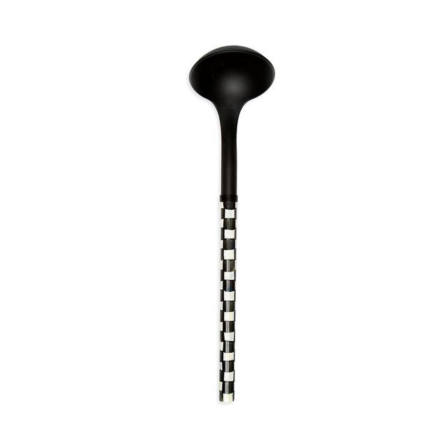 Mackenzie-Childs Black Courtly Check Ladle