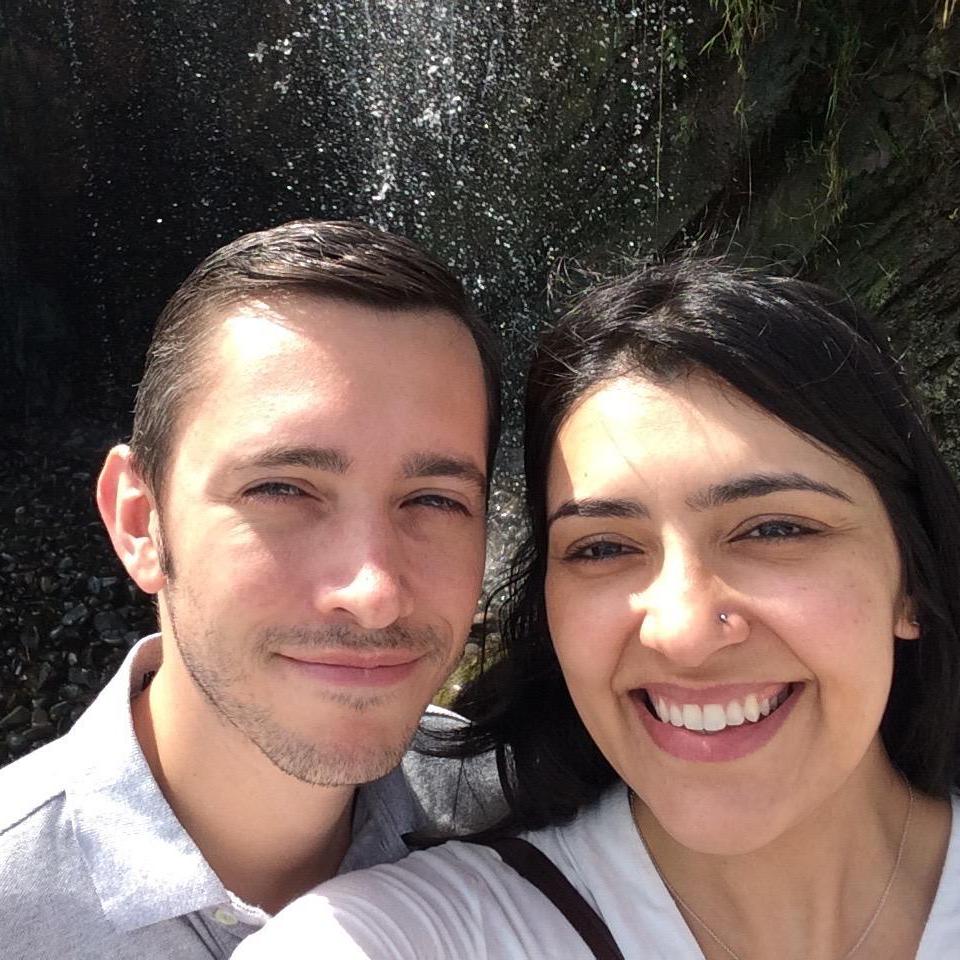 When we first visited Devon together, we walked along the beach at Clovelly to the waterfall.
