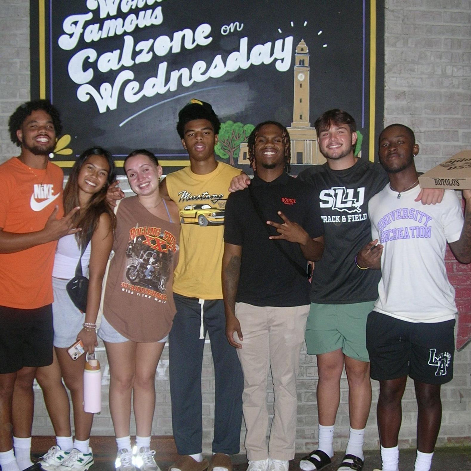 A fun dinner with friends before the school year started!