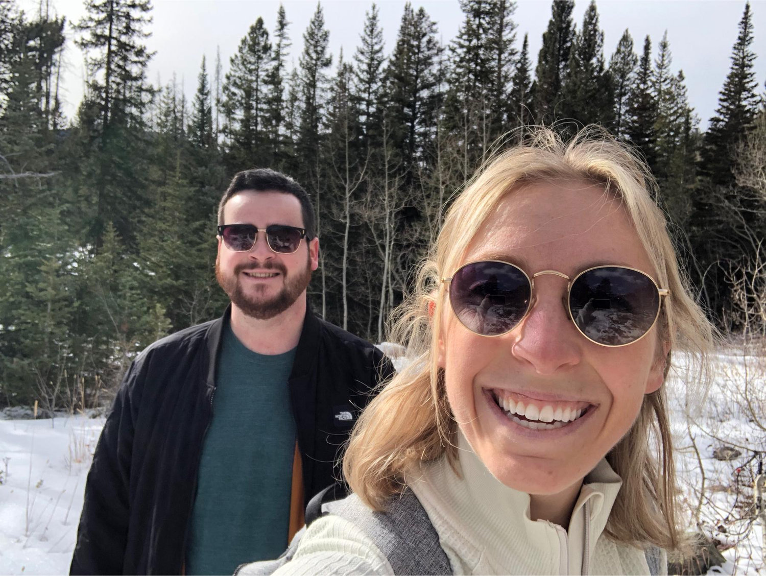 Hiking near Beaver Creek, Colorado