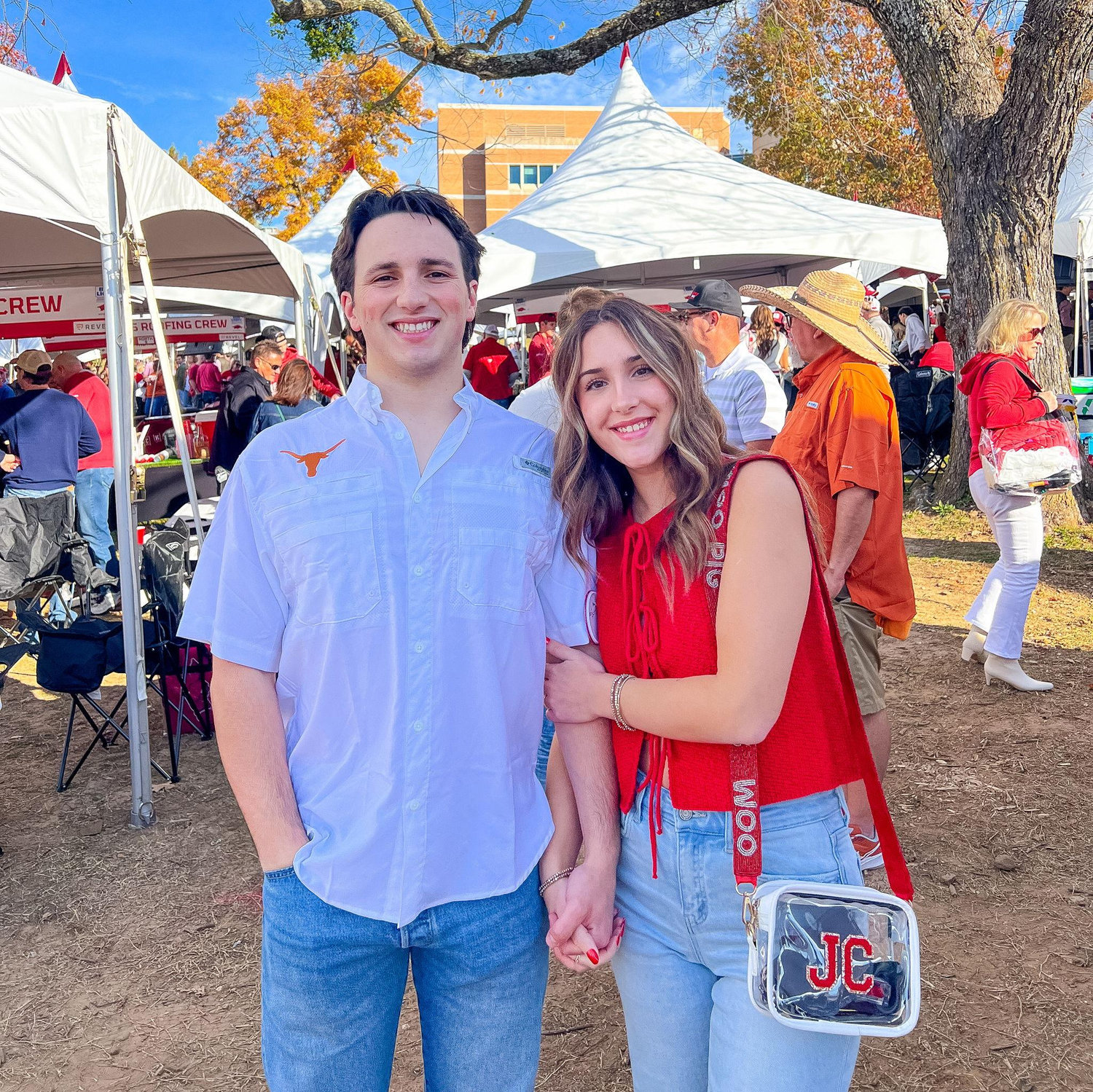 A house divided, Texas vs. Arkansas! Woo pig!