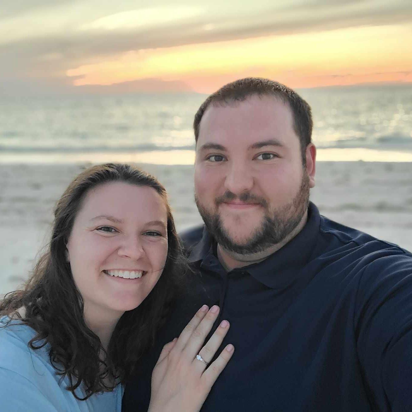 The proposal on Clearwater Beach in Florida!