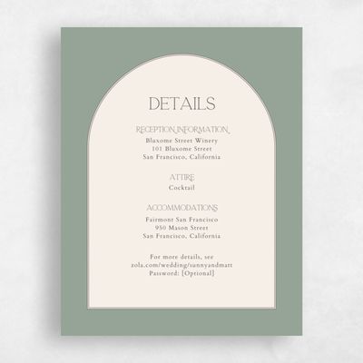 Sage Green Wedding Enclosure - Tramonti