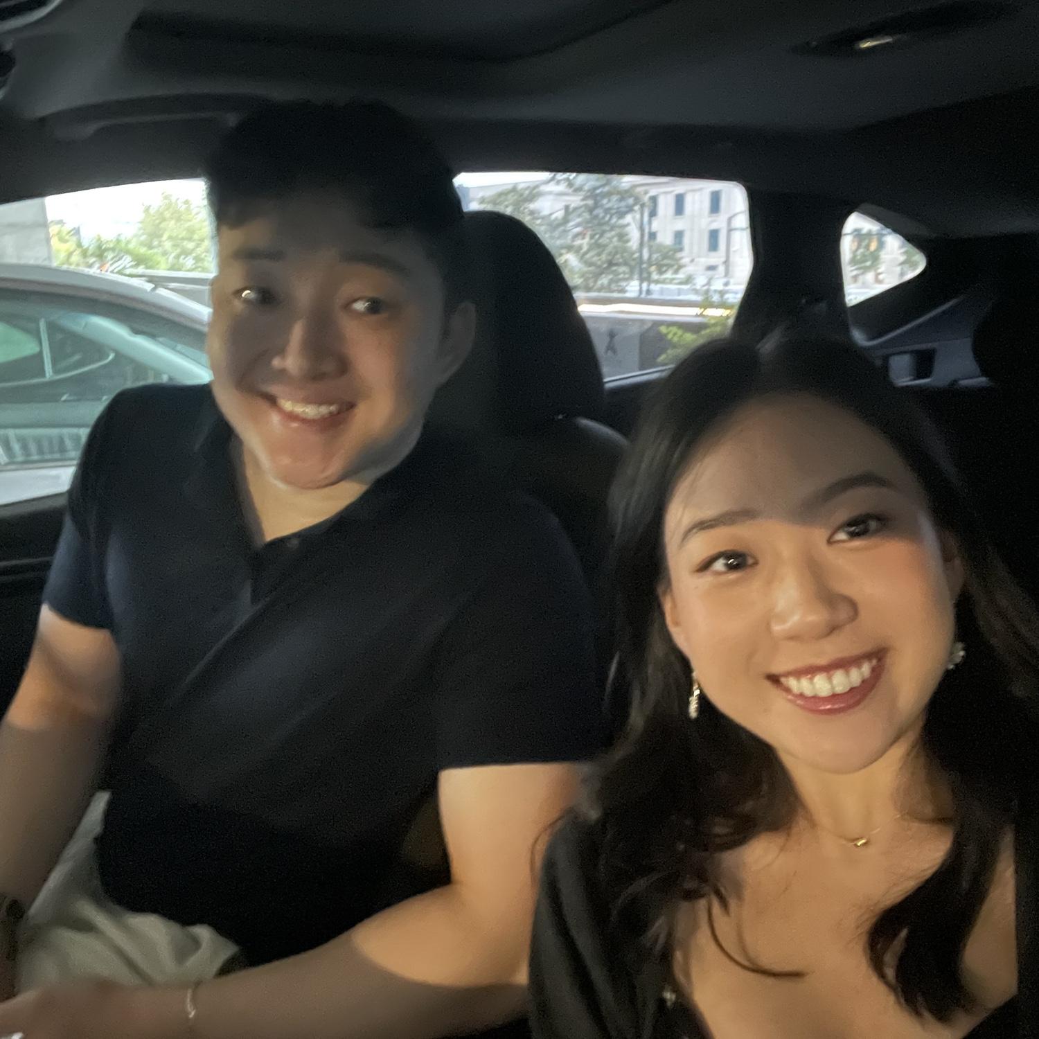 Car rides together after not seeing each other for a while definitely hit different!