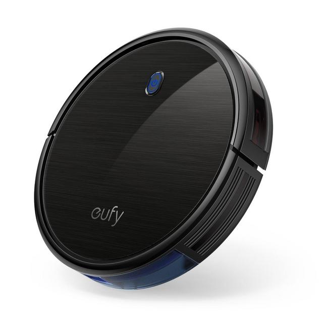 eufy BoostIQ RoboVac 11S (Slim), 1300Pa Strong Suction, Super Quiet, Self-Charging Robotic Vacuum Cleaner, Cleans Hard Floors to Medium-Pile Carpets (Black)