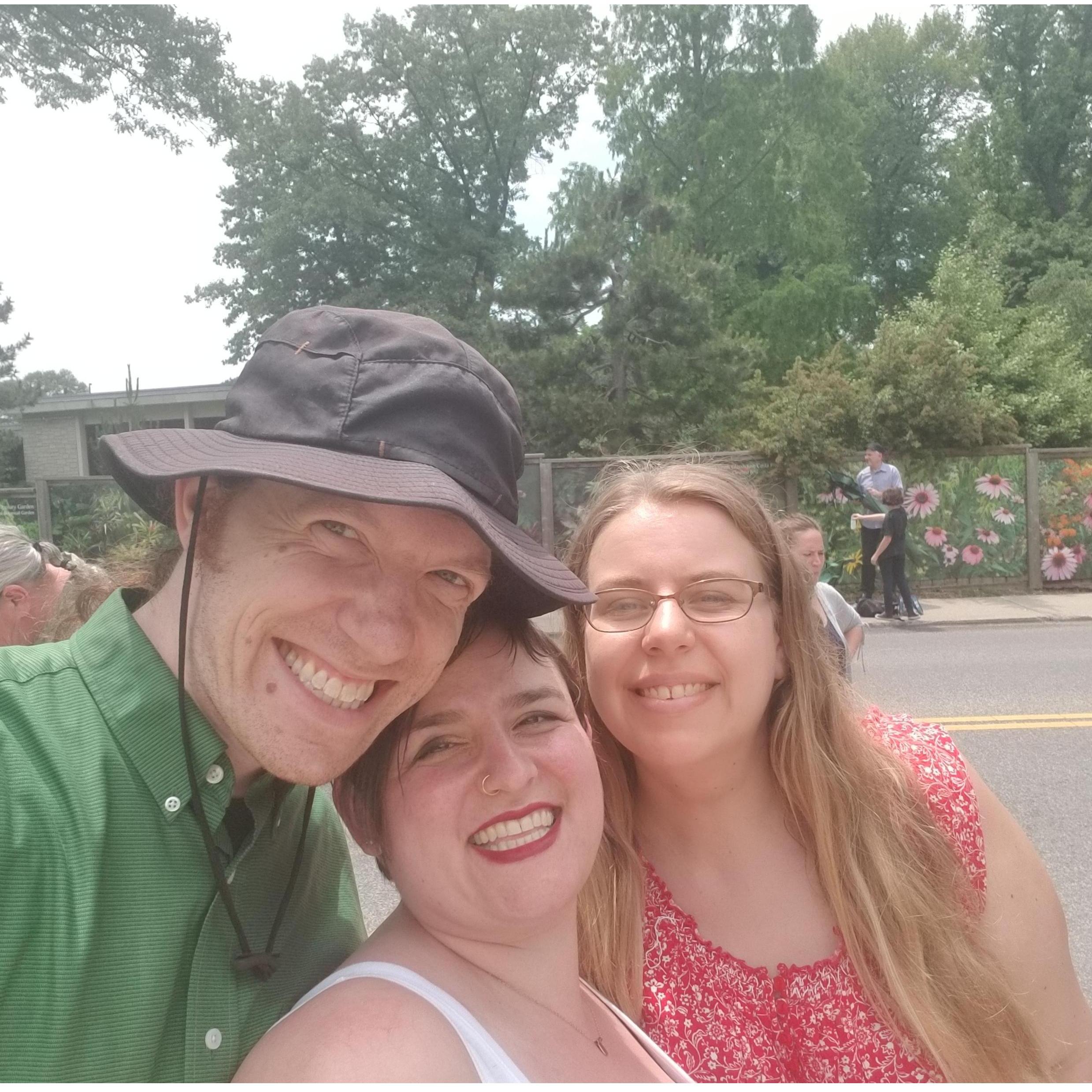 Amelia, Adam and I at the Parade of the Circle.