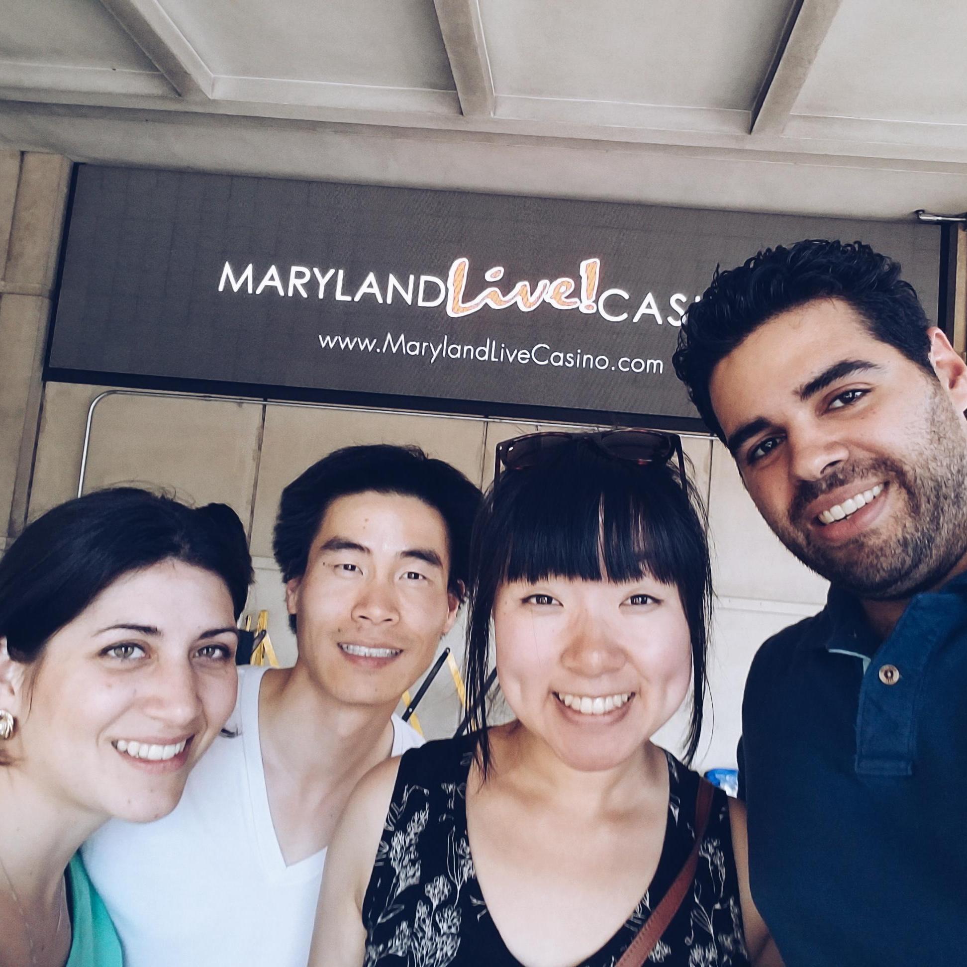 June 2016, Meeting up with soon-to-be-wedded Angelina and Grover Yip at Gallery Place in DC