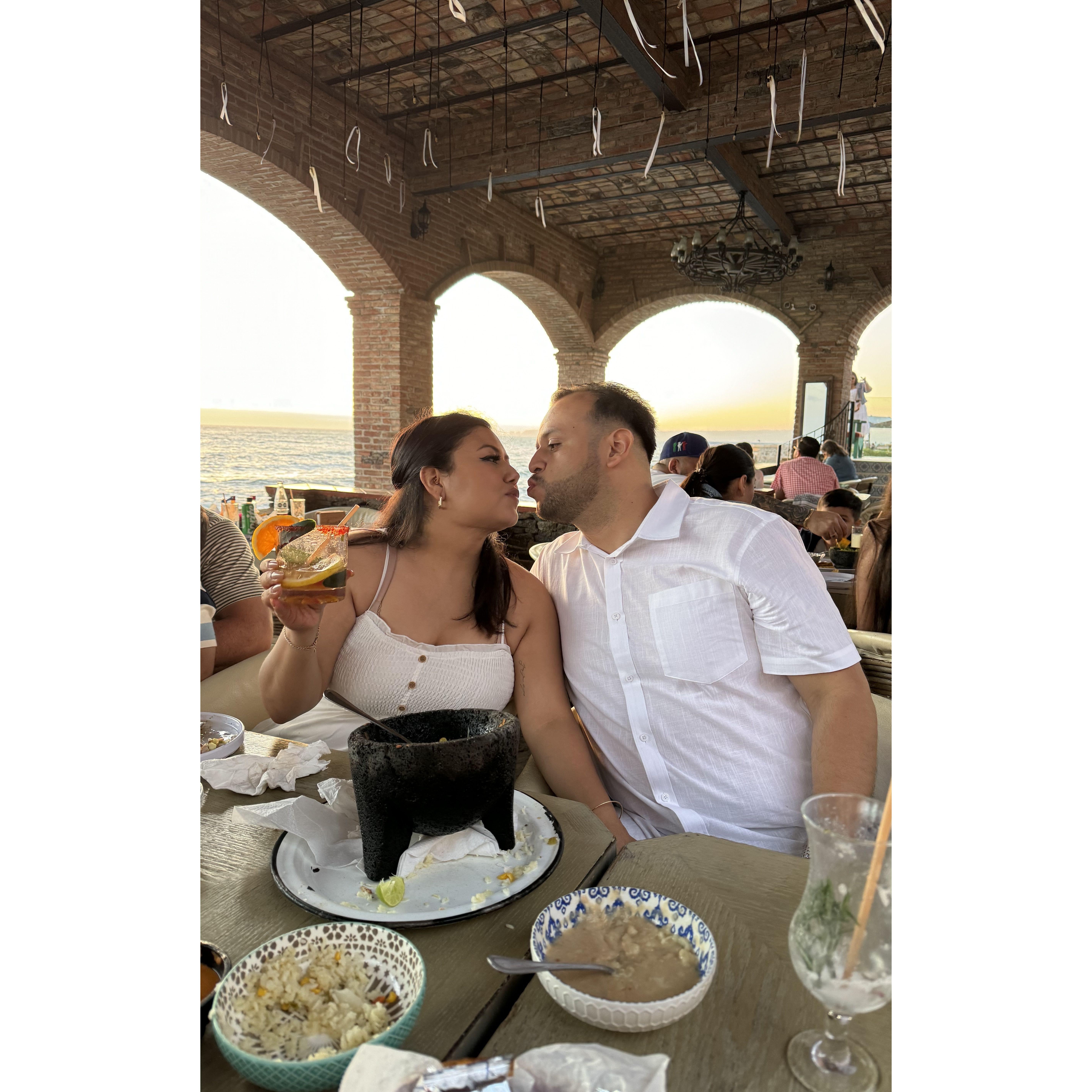 Vacationed in Rosarito and celebrated our engagement