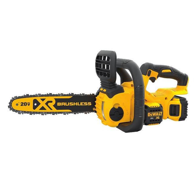 DEWALT DCCS620P1 20V MAX Lithium-Ion XR Brushless Compact 12 in. Cordless Chainsaw Kit (5AH)