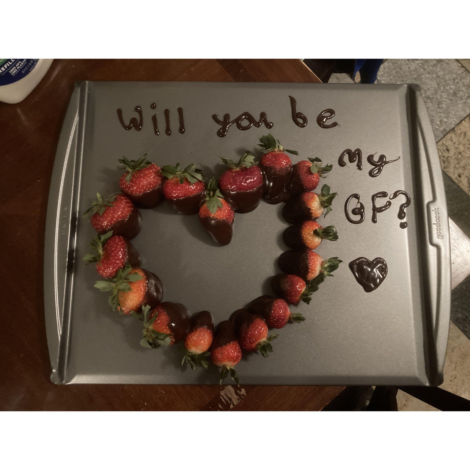 She said yes!