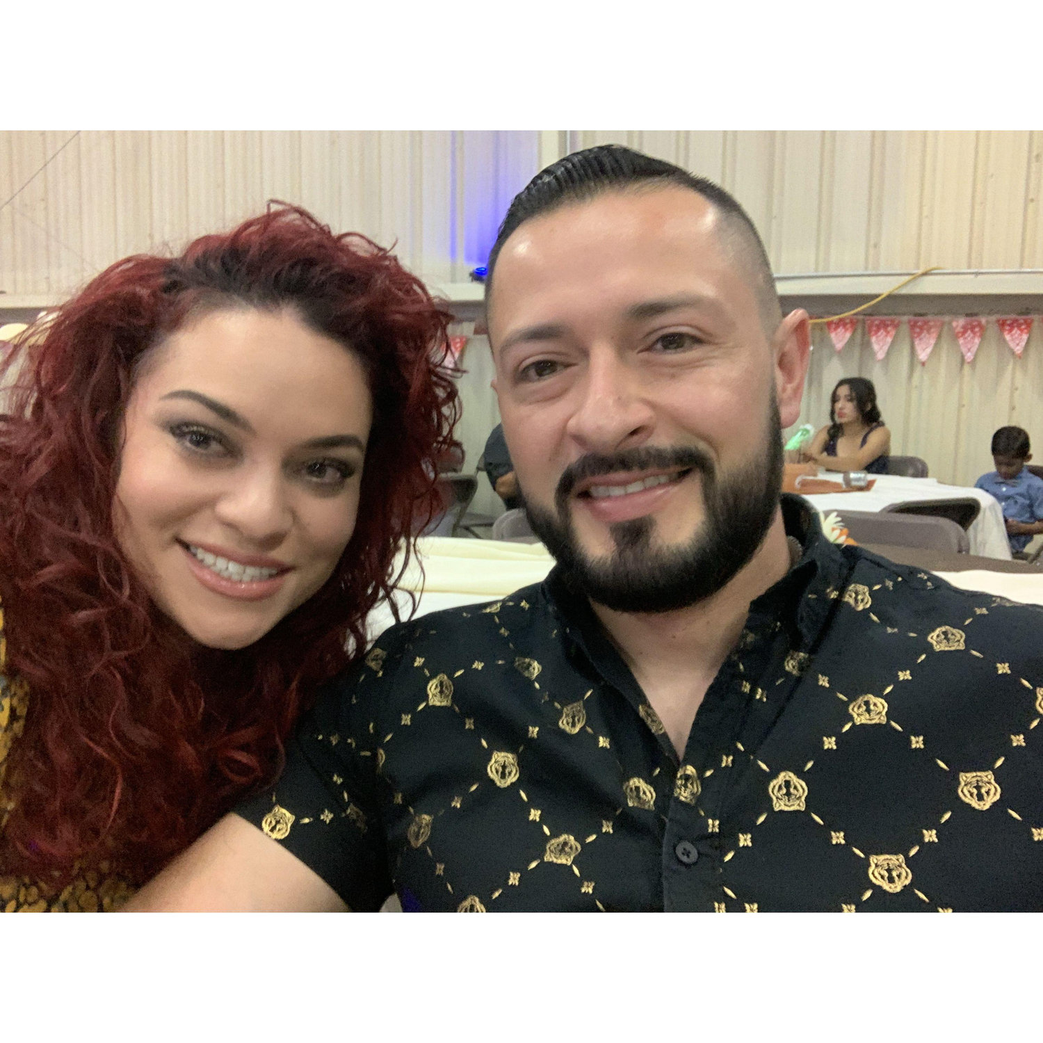 Attending a quince together.