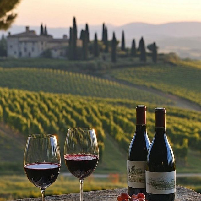 Dinner For Two in Tuscany