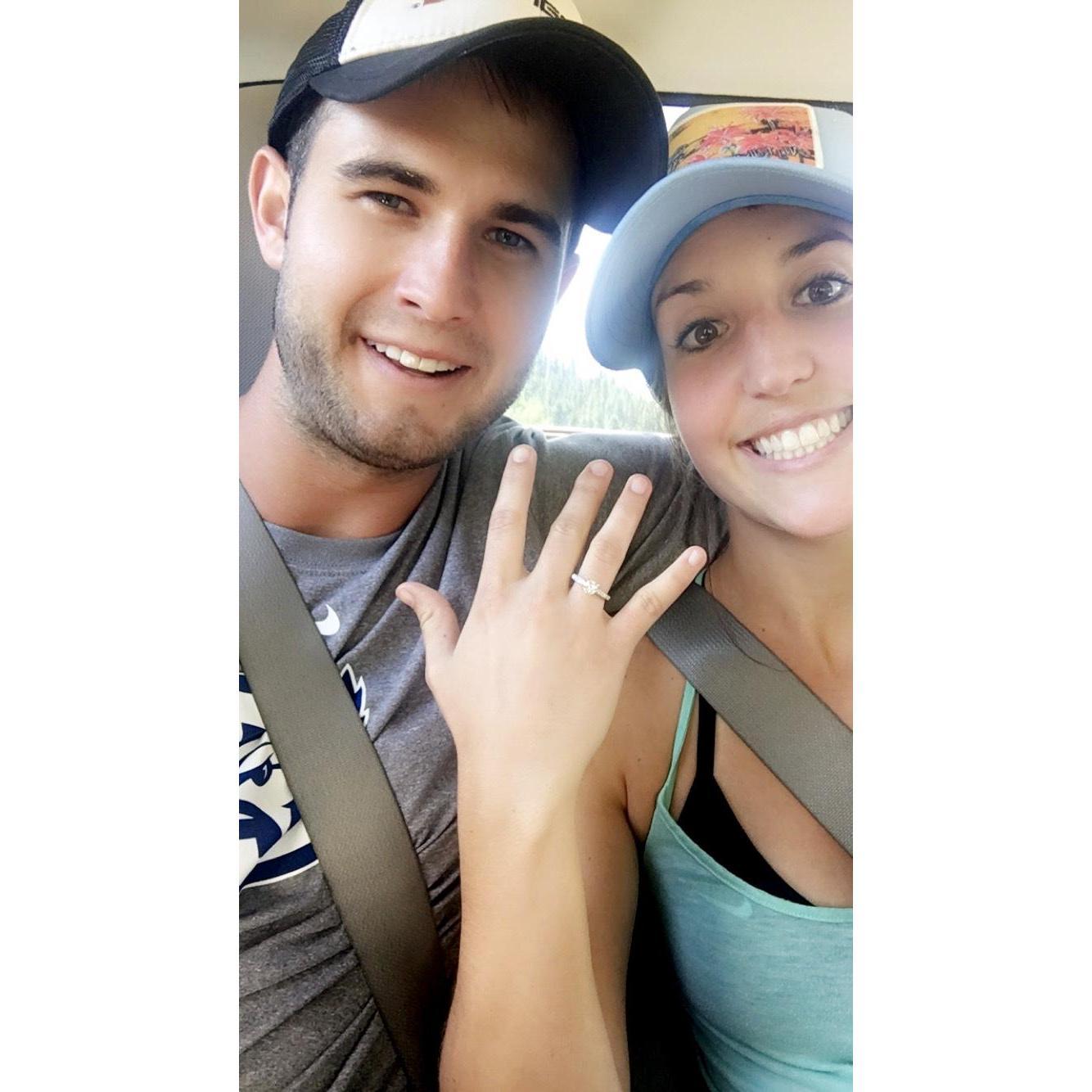 We're engaged!