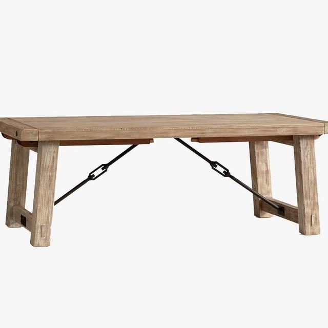 Benchwright Extending Dining Table, Seadrift, 86" - 122" L