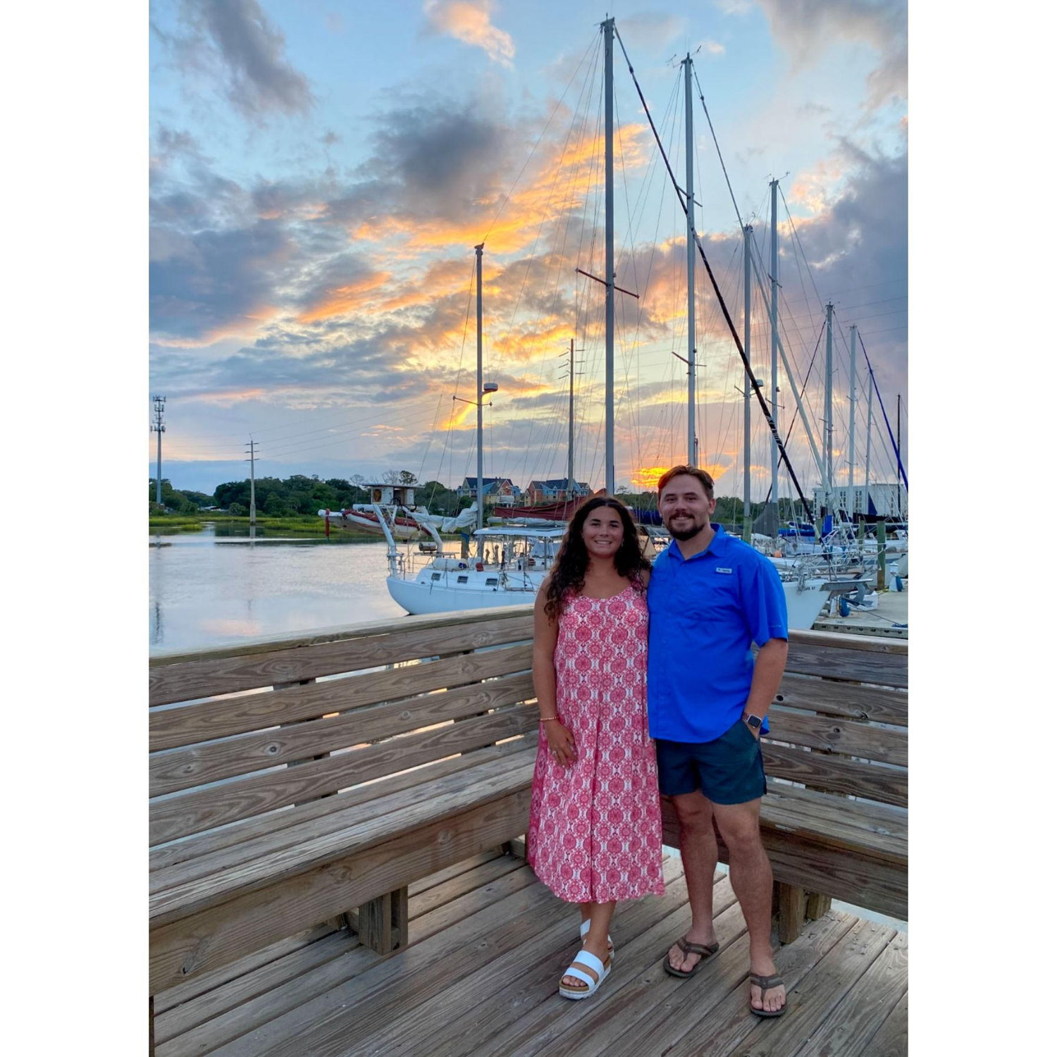 Us at our favorite restaurant.