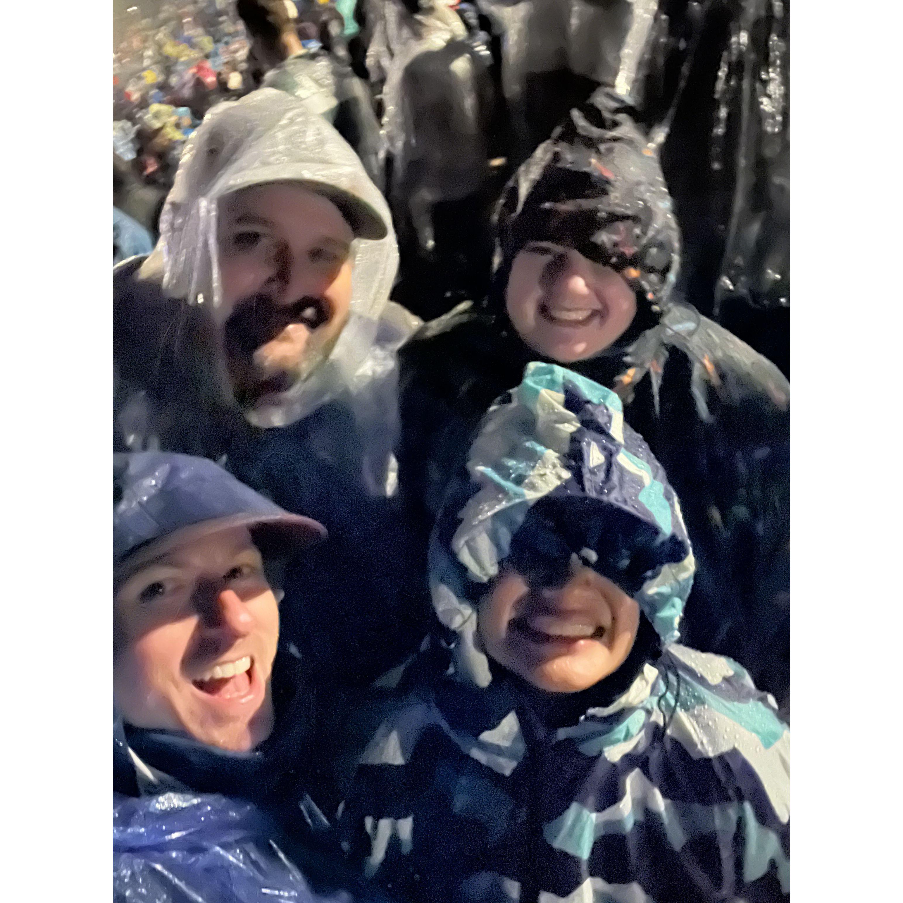 Rainy revivalists concert at Red Rocks