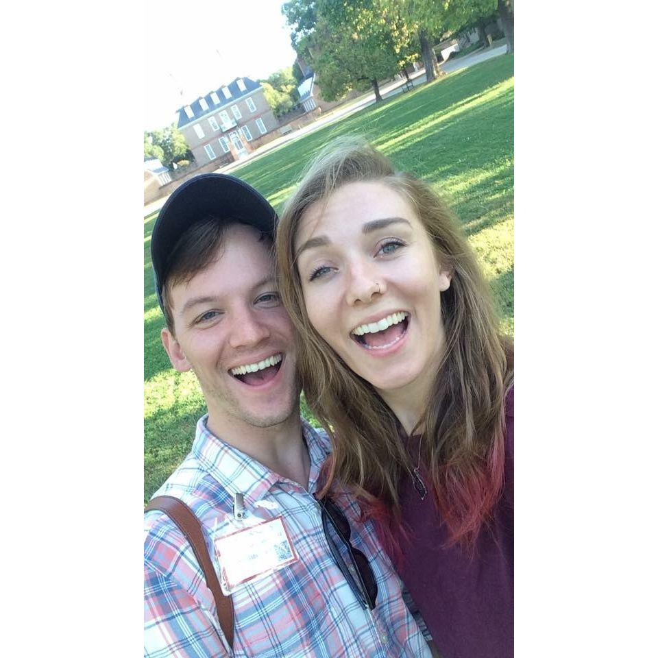 Our first trip together! Colonial Williamsburg - 2017