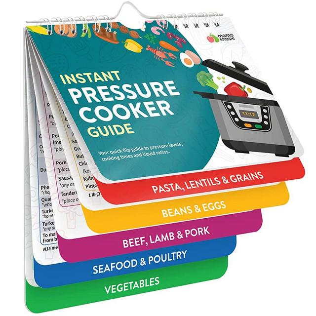 Instant Pot Magnetic Cheat Sheet Magnet Set - 7” x 6” Inches - Instant Pot Accessories - Insta Pot Pressure Cooker Magnet Sheets - Cooking Instapot Accessory Kitchen Gadgets Pot Cheat Sheets